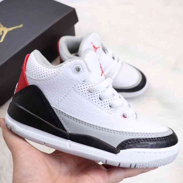 Kids Air Jordans 3 Shoes-5
